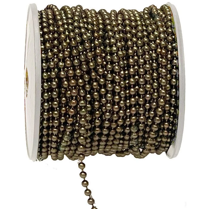 Perlen Band dunkelgrun 3mm 20m